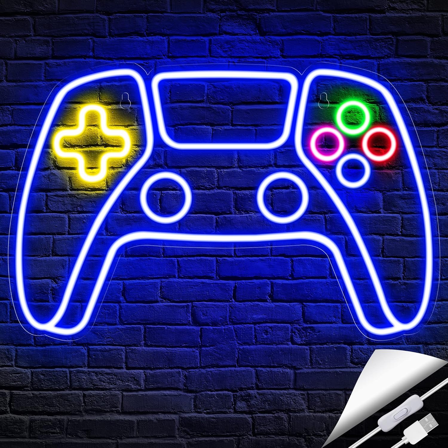 Vibrant Gaming Neon Sign for Ultimate Gamer Vibes!