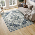 Dripex 8x10 Area Rug - Washable Distressed Vintage Accent Rug
