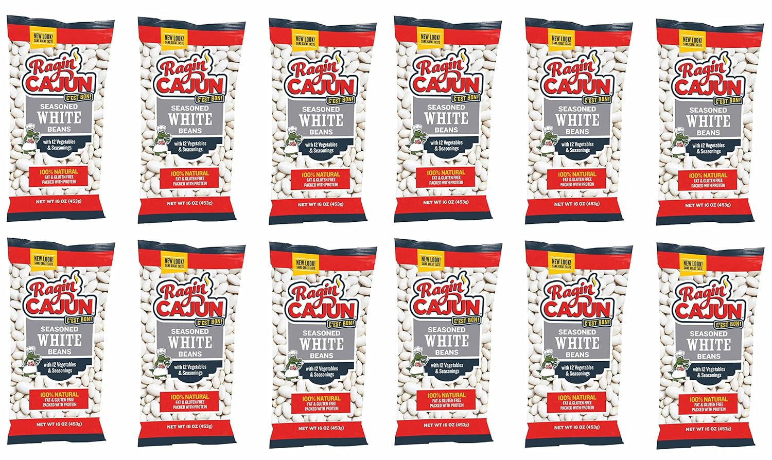 Seasoned White Beans 16 oz Pack of 12 for Flavorful Meals
