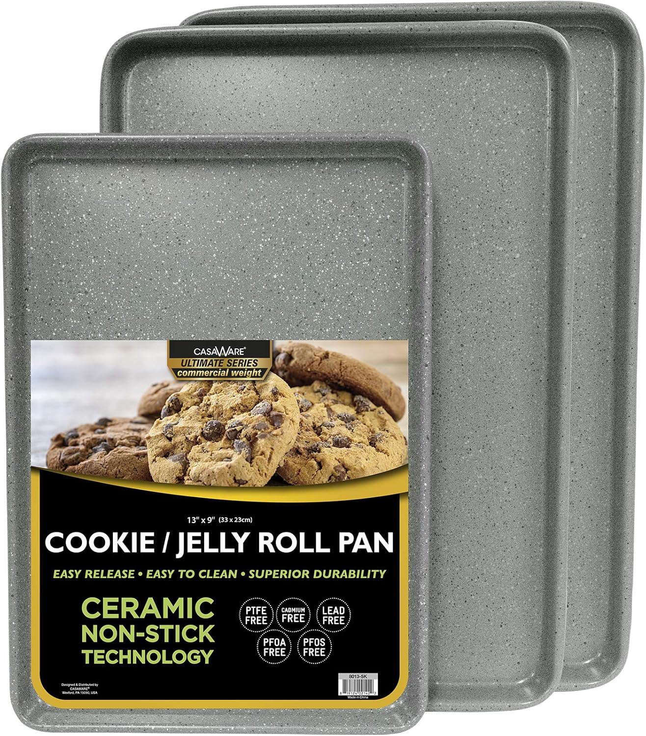 casaWare 3pc Ultimate Commercial Weight Cookie Sheet Set Review