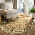 SAFAVIEH Lyndhurst Collection 8ft Round Beige/Ivory Area Rug