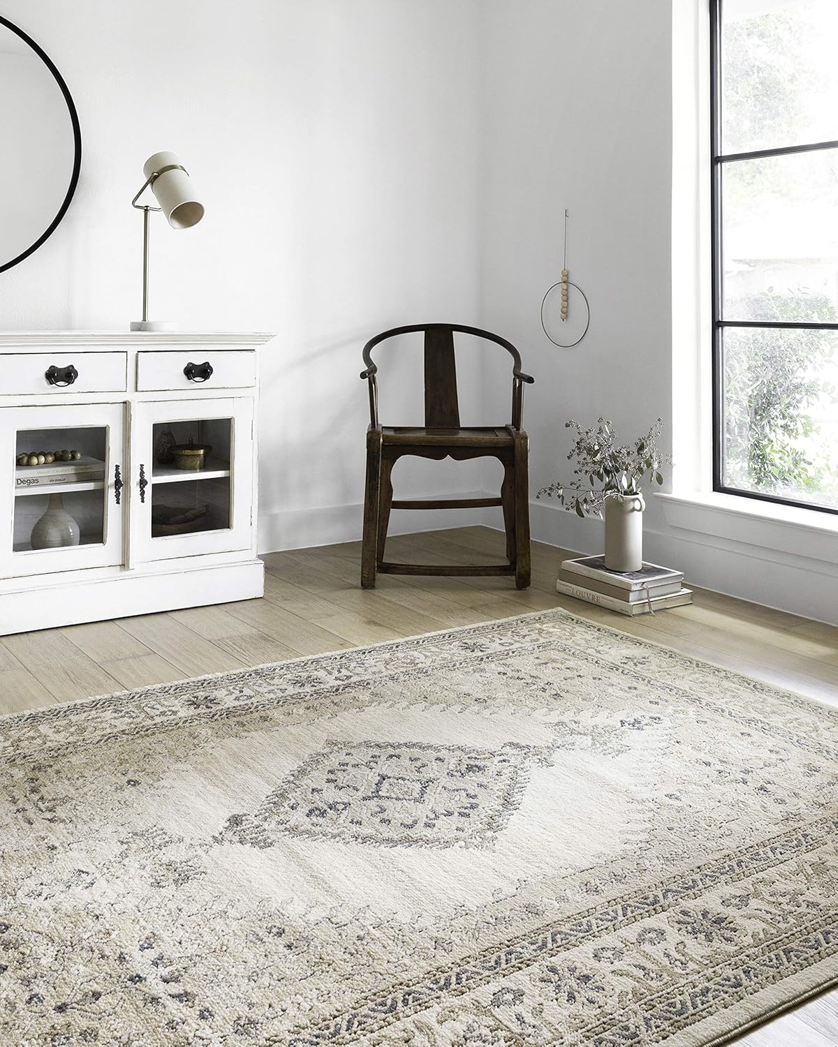 Loloi Teagan Collection Oatmeal/Ivory Area Rug for Home