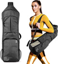 Warrior2 Yoga Mat Bag - Hands-Free, Spacious Pockets, Fits 0.5 Thick Mats