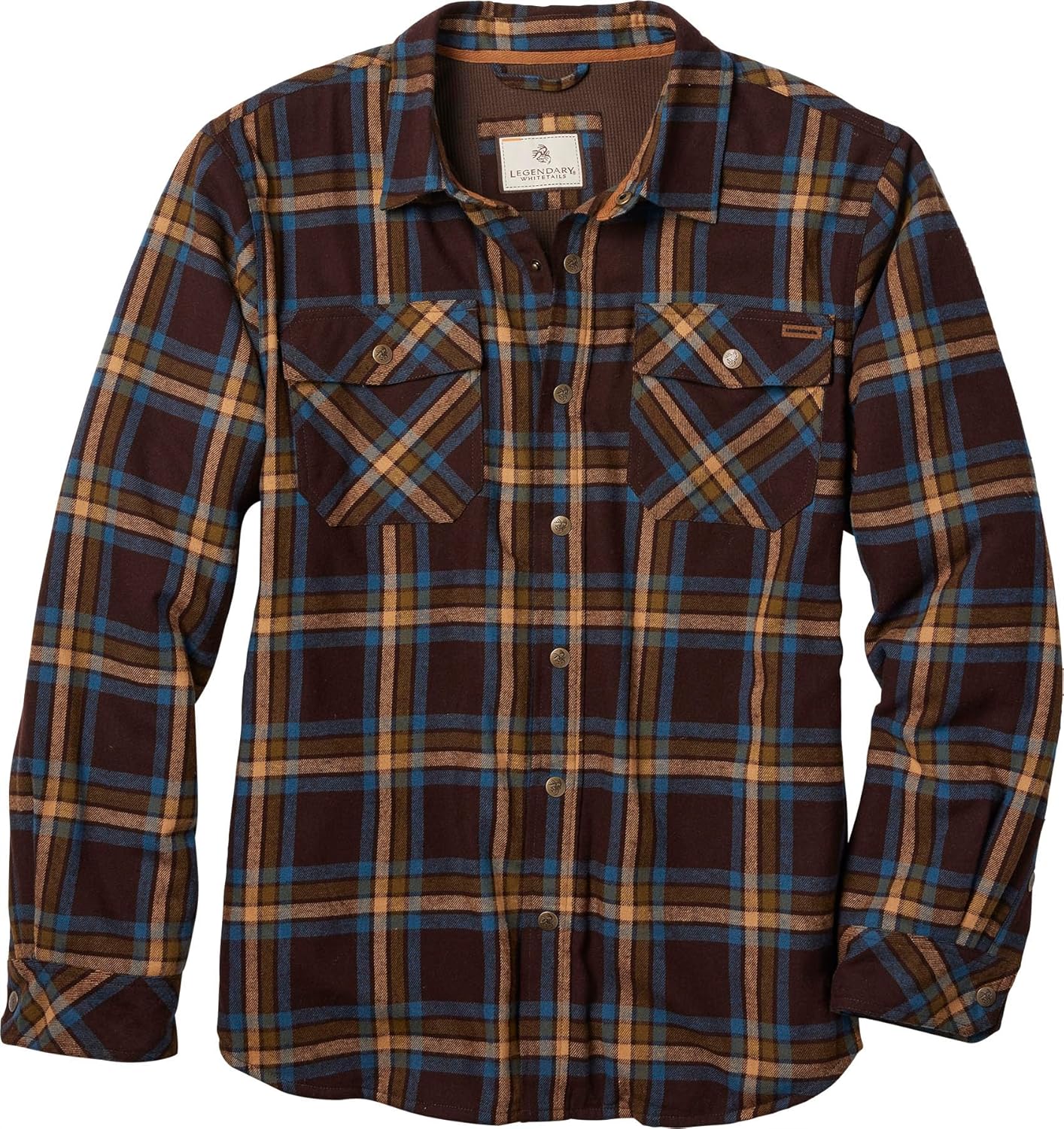 Legendary Whitetails Men's Thermal Lined Shirt Jacket for Comfort