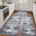 Kitchen Runner Rug Set of 3 Non Slip Washable Mats - Waterproof & Low