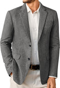Vssjavun Mens Sport Coats Casual Blazer Two Button Lightweight