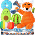 9 Pack Luxury Teething Puppy Toys for Small Dogs