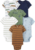 6-Pack Short-sleeve Bodysuits by Carter's: Ultimate Comfort!