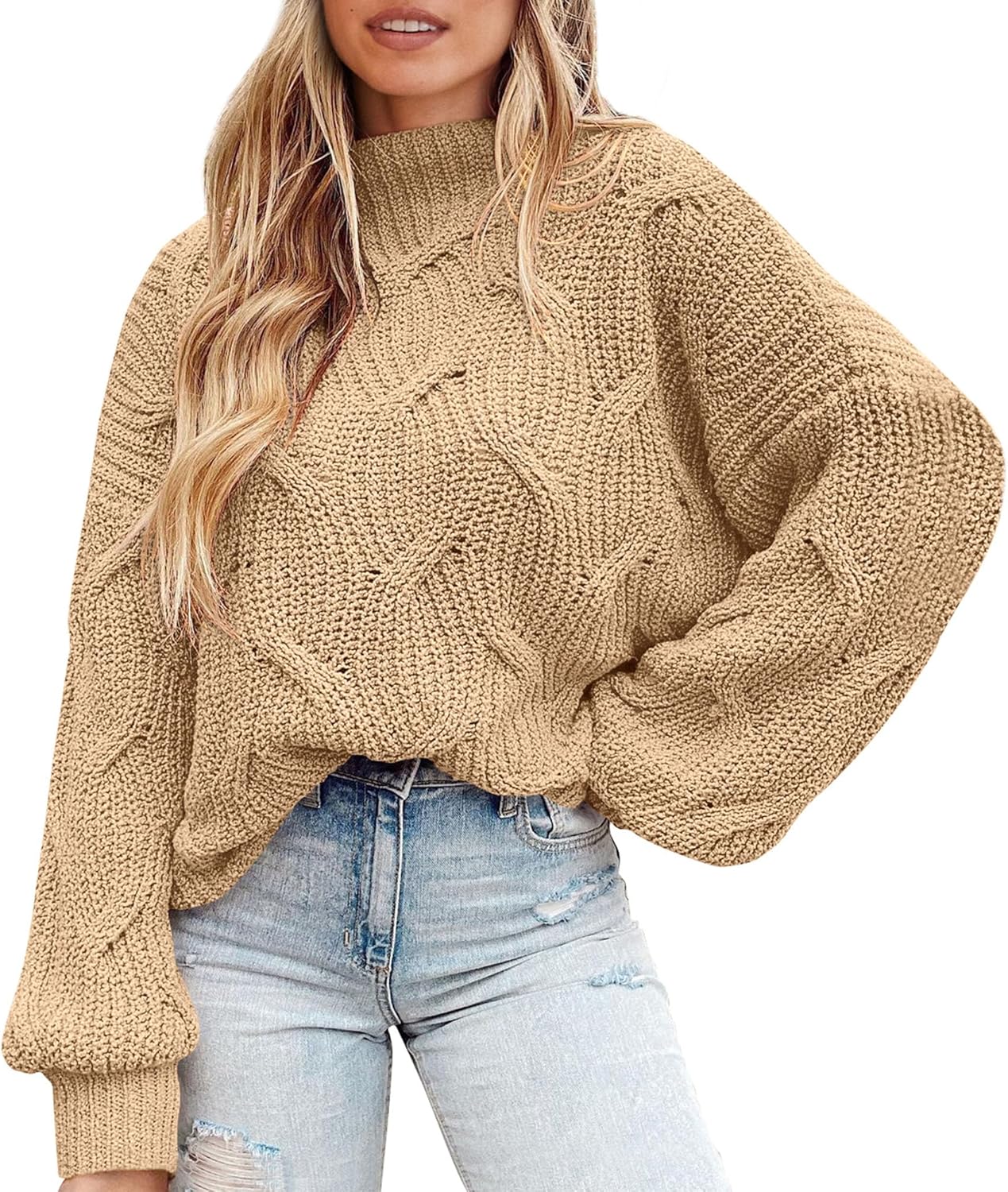 PRETTYGARDEN Women's Fall Oversized Pullover Sweater for Style