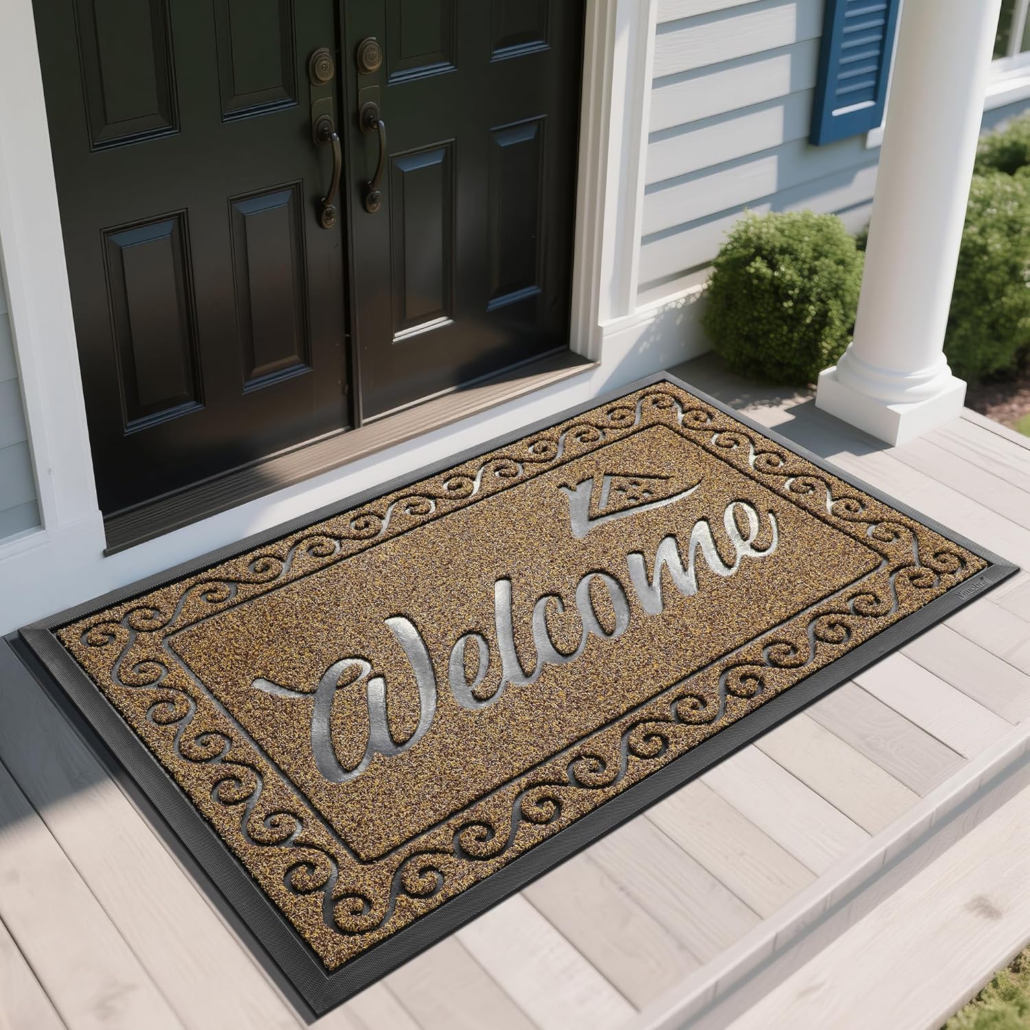 Yimobra Welcome Mat - Heavy Duty Sturdy Door Mats for Home