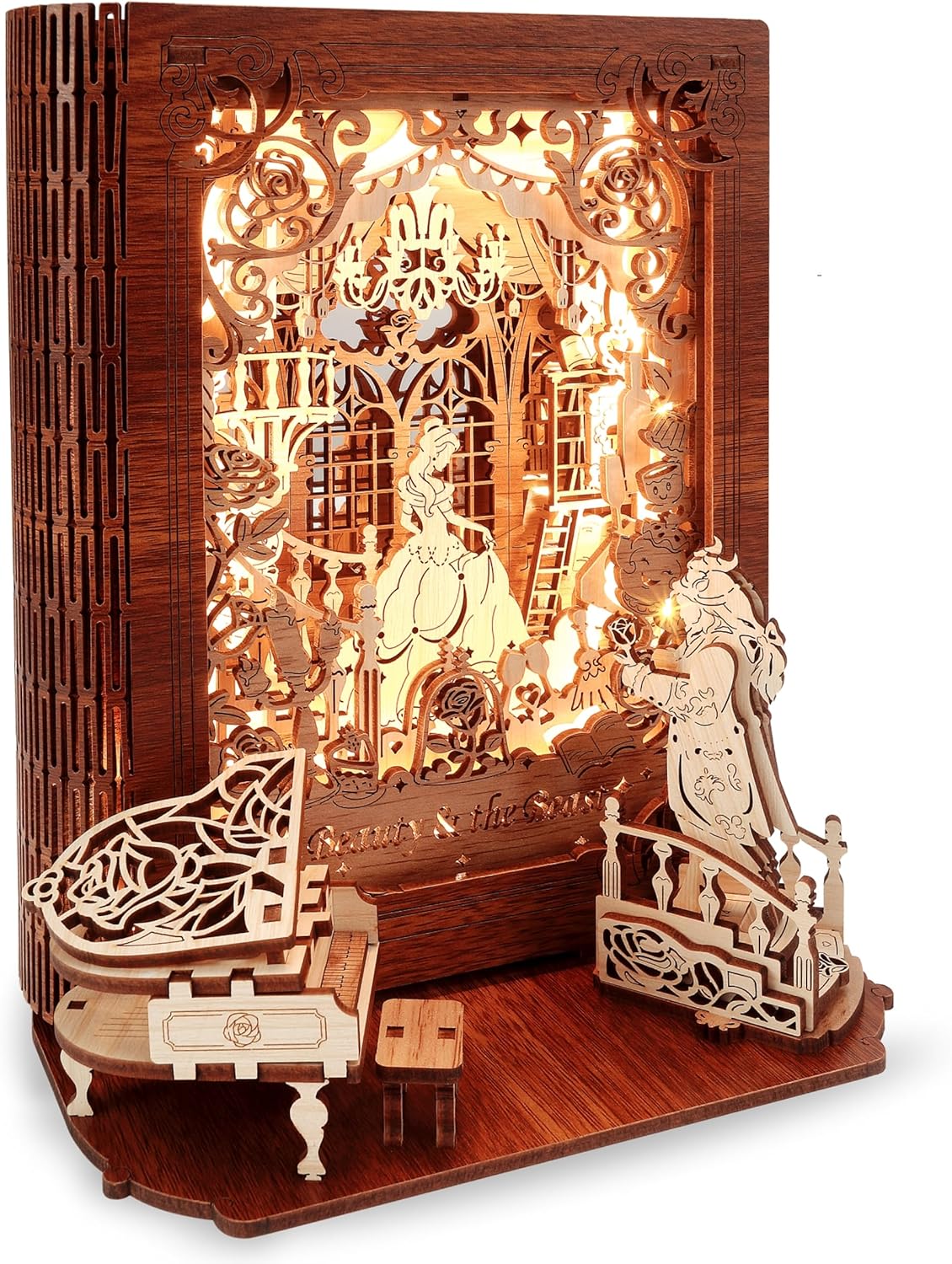 Beauty and the Beast 3D Puzzle Nightlight for Kids and Adults