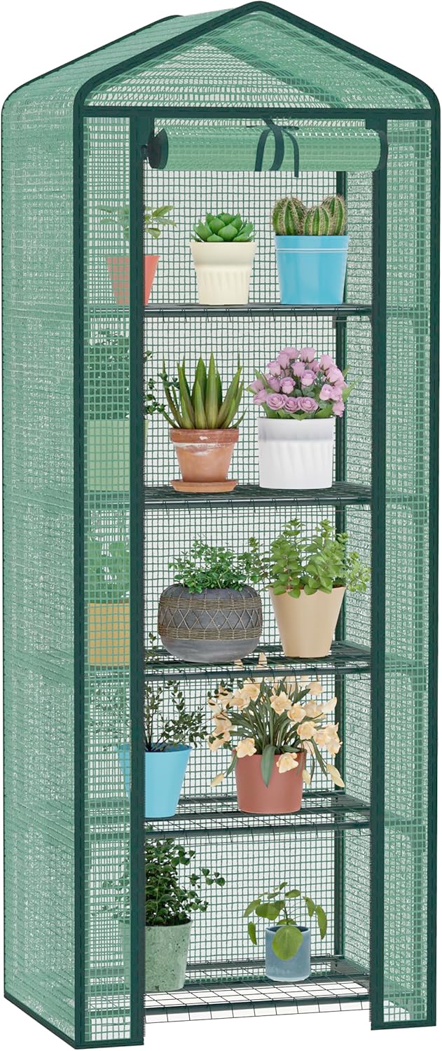 Portable 5-Tier Greenhouse for Indoor Outdoor Plant Growth