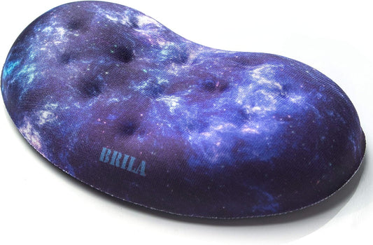 BRILA Ergonomic Memory Foam Mouse Wrist Rest - Pain Relief in Style