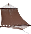 Soft-Spun Polyester Rope Double Hammock for Outside - Extra Large
