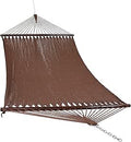 Soft-Spun Polyester Rope Double Hammock - 600 lb Capacity