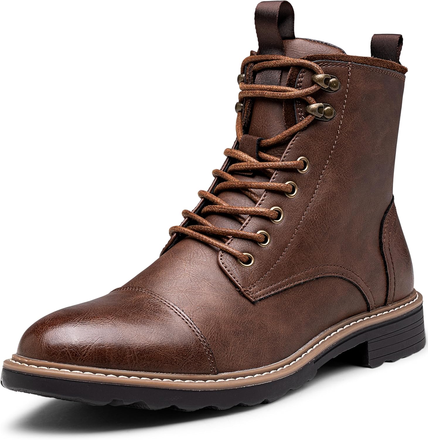 Vostey Mens Boots Motorcycle Casual Chukka Boots for Men