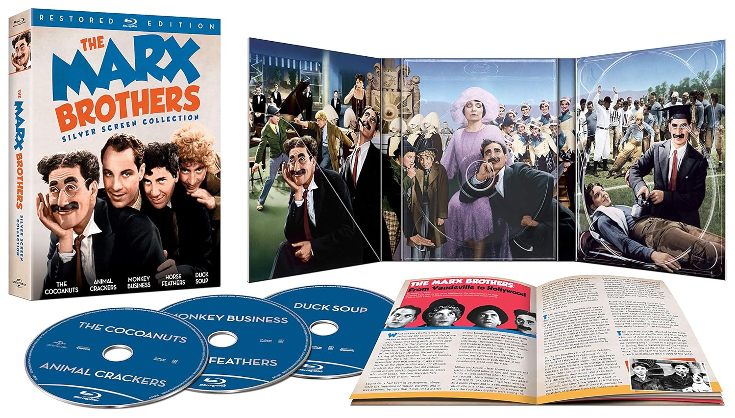 The Marx Brothers Silver Screen Collection Blu-ray Review