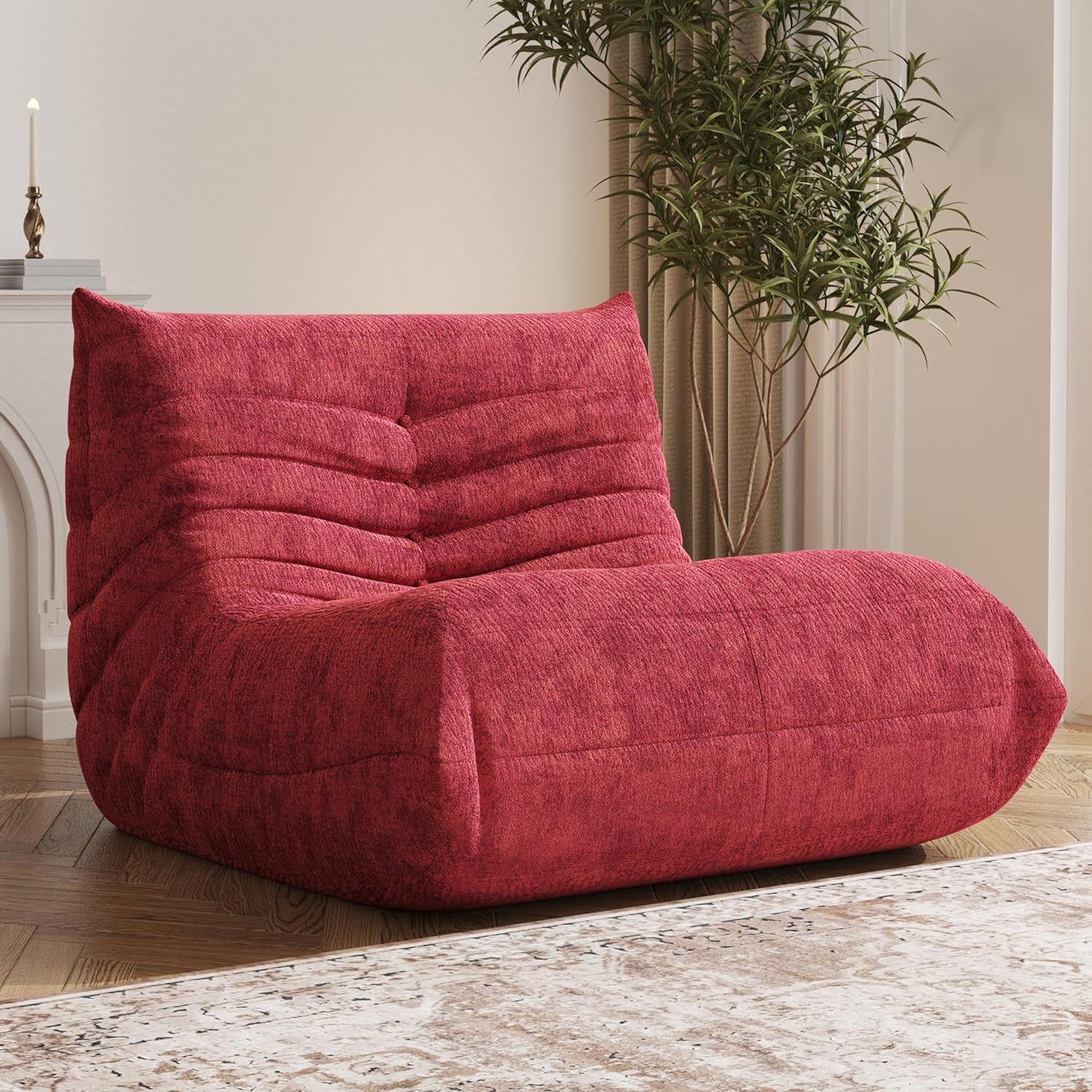 Bean Bag Chair for Adults with High Density Foam Comfort