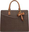 Queenoris Briefcase Tote Bag for Women 15.6in Laptop - Large Capacity