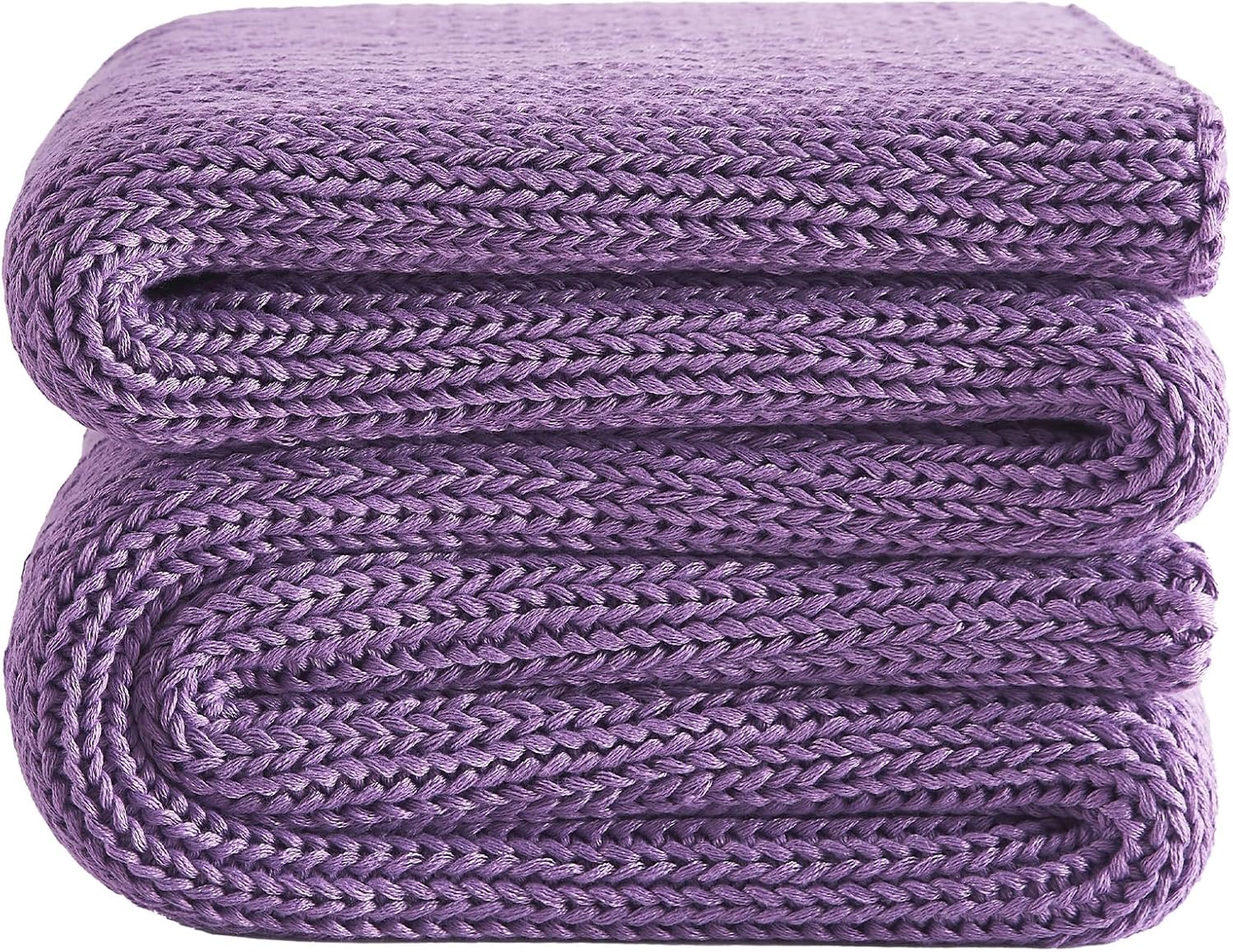 Knitted Weighted Blanket - 60x80 15lbs Cooling Chunky Knit