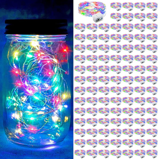 100 Pack Fairy Lights 7Ft Twinkle String Lights for Any Occasion