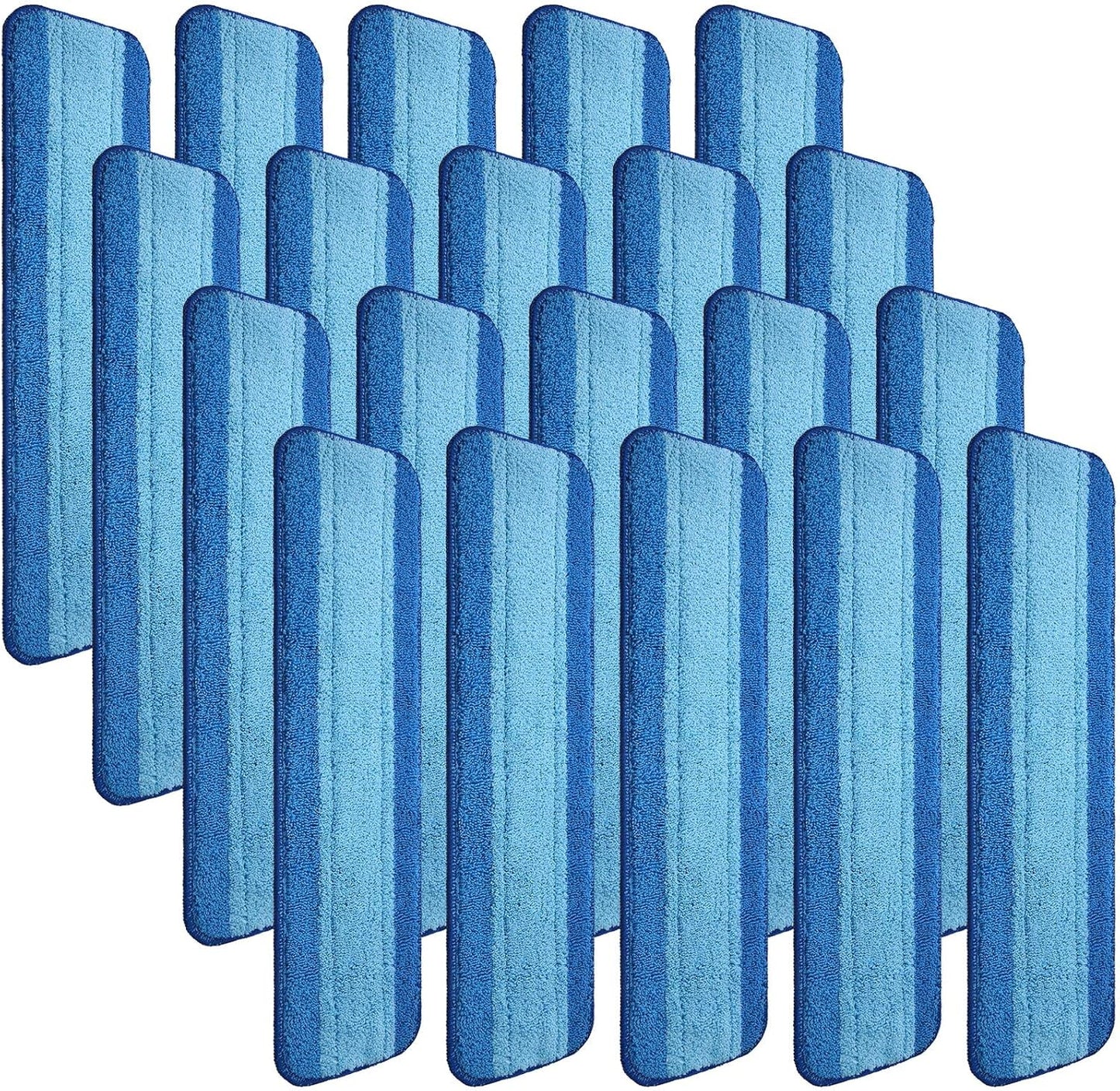 20 Pieces Microfiber Cleaning Pads for Bona Mop - Reusable Refills