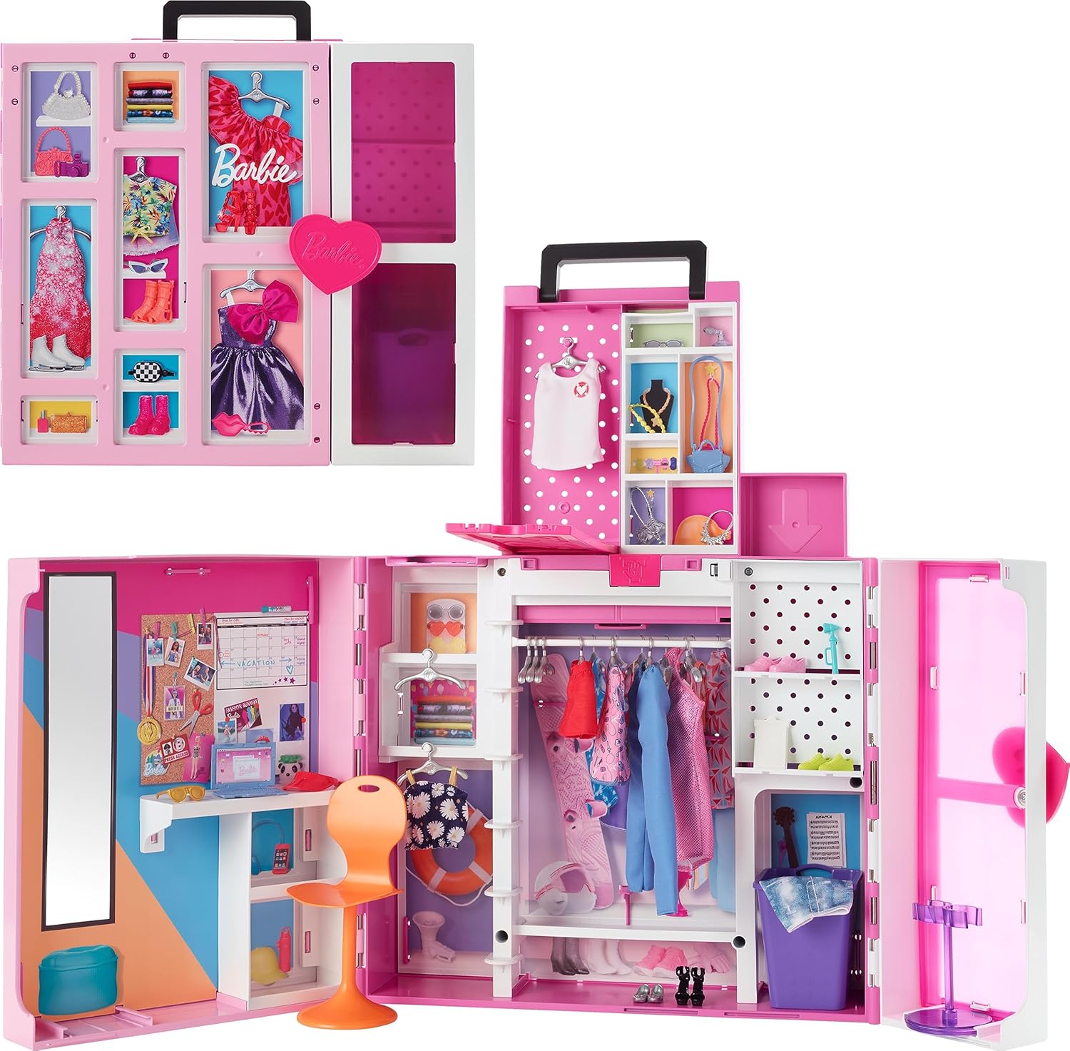 Barbie Dream Closet Playset with 35+ Doll Clothes & Accessories