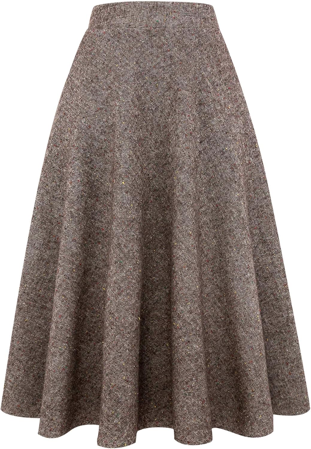 Tartan Maxi Skirt for Women - A-Line Wool Long Skirt