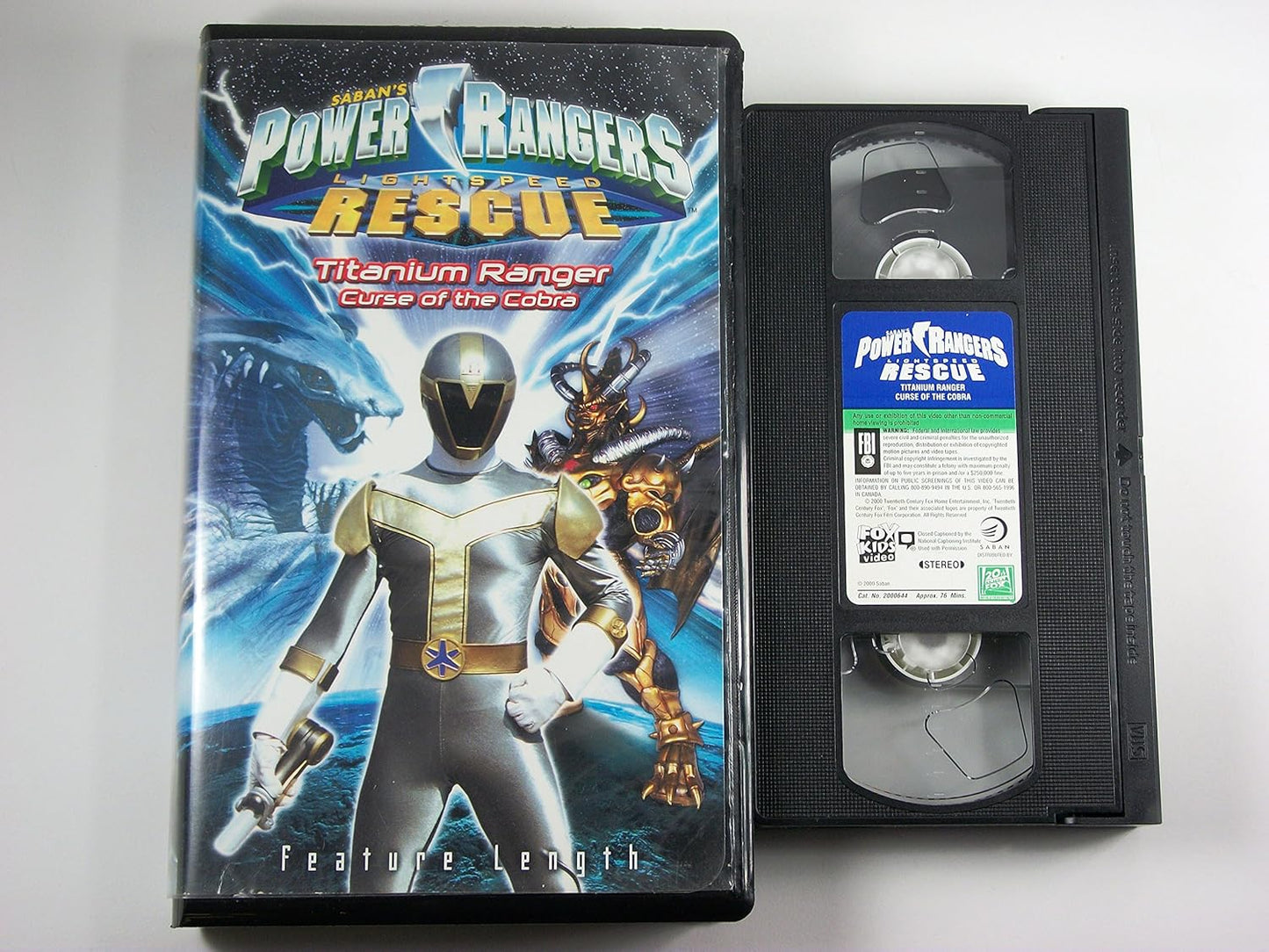Titanium Ranger VHS: Defeat the Cobra Curse!