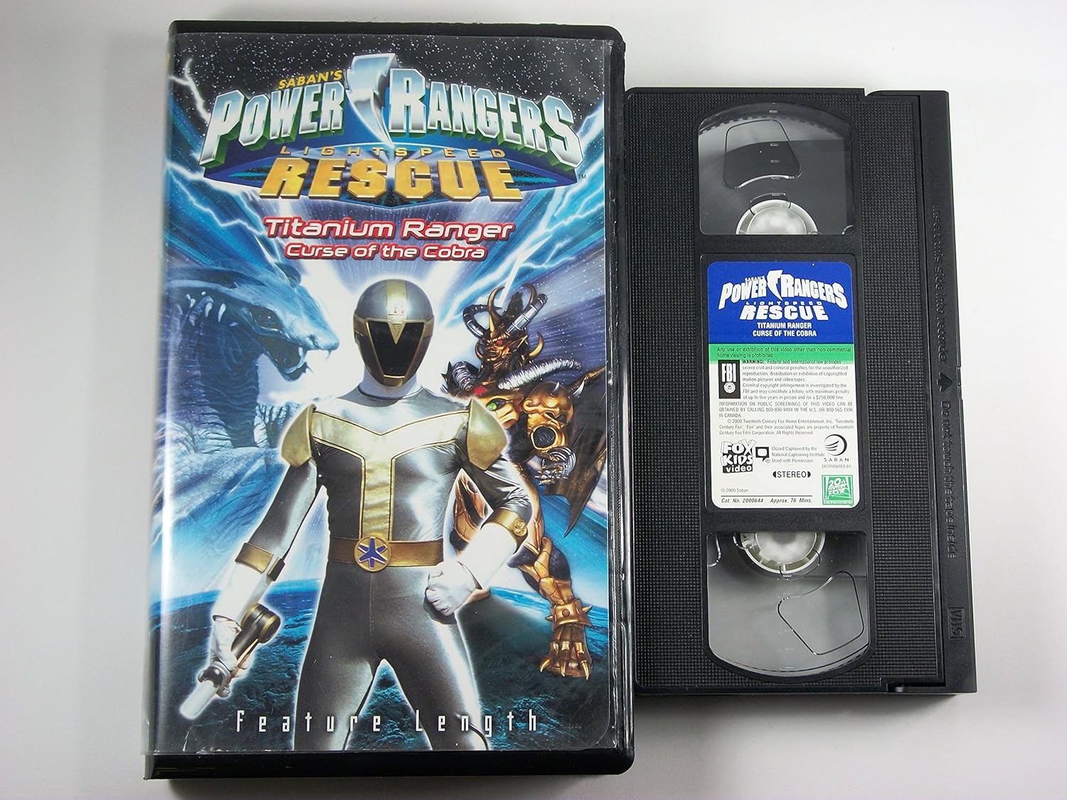 Titanium Ranger VHS: Defeat the Cobra Curse!