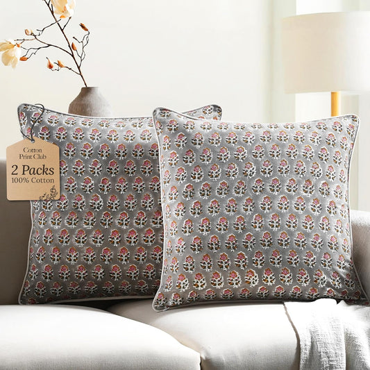 CPC 100% Cotton Throw Pillow Covers for Stylish Home Decor