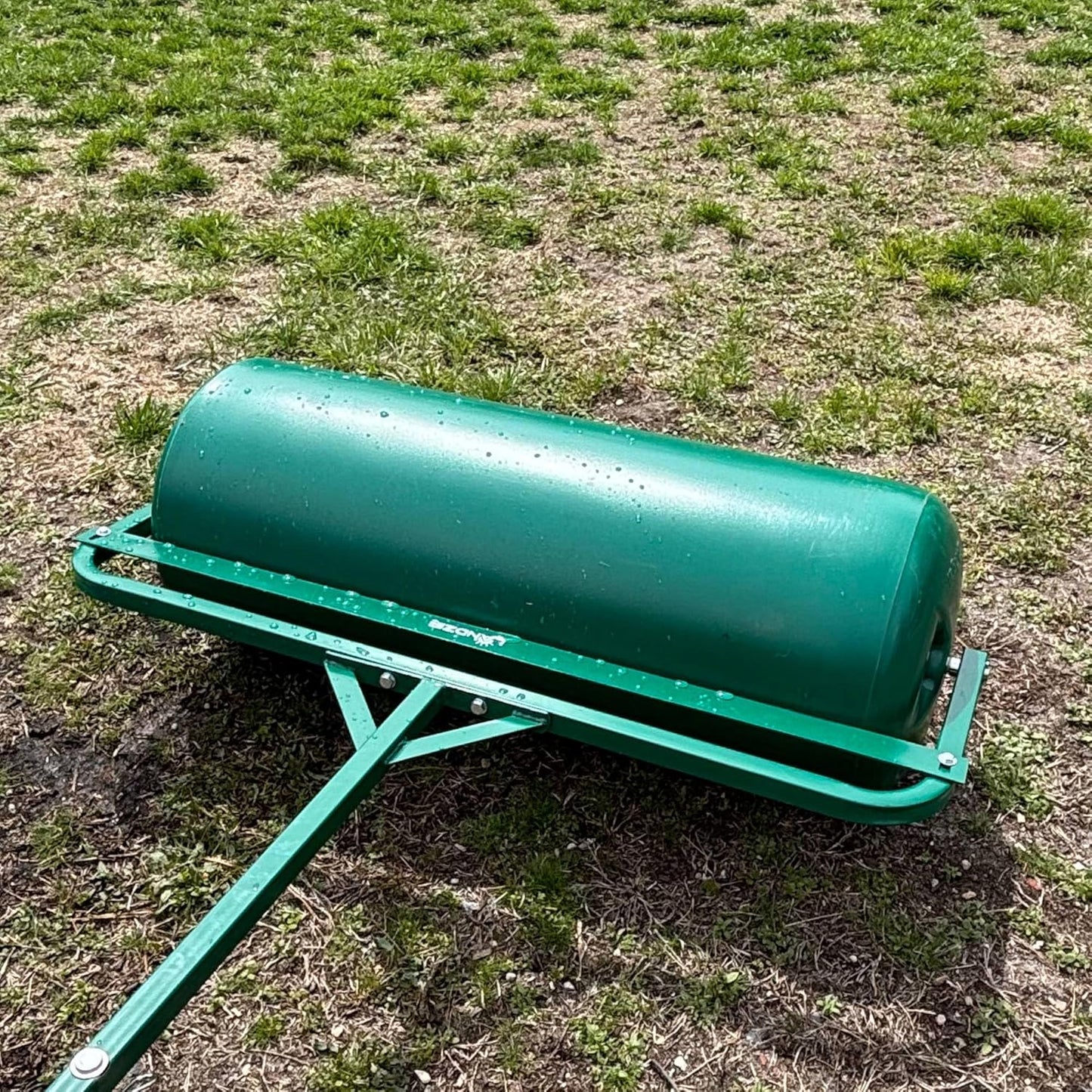 Landzie 36 Inch Poly Lawn Roller for Effortless Yard Care