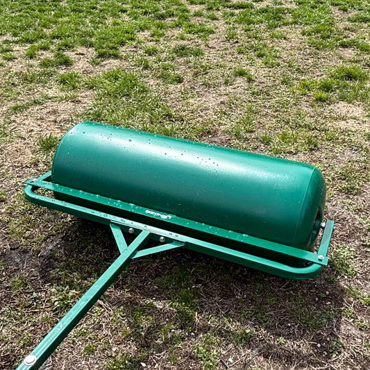 Landzie 36 Inch Poly Lawn Roller for Effortless Yard Care