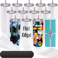 20 oz Sublimation Tumblers 12 Pack Skinny Straight - Easy Sublimation