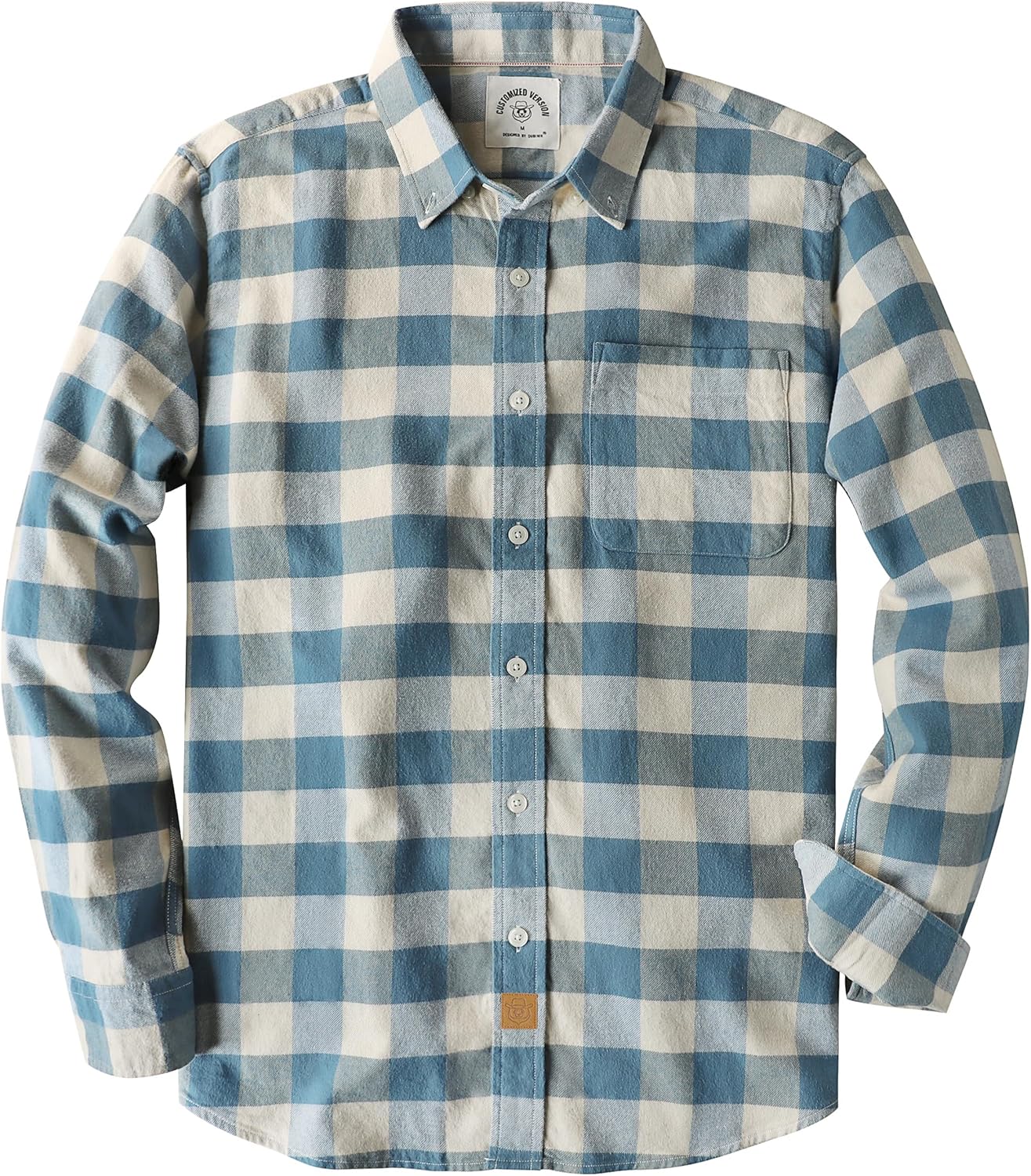 Dubinik Flannel Shirt for Men: Soft Cotton Casual Wear