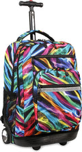 20 in Rolling Backpack for Kids and Teens - Quantum Pattern