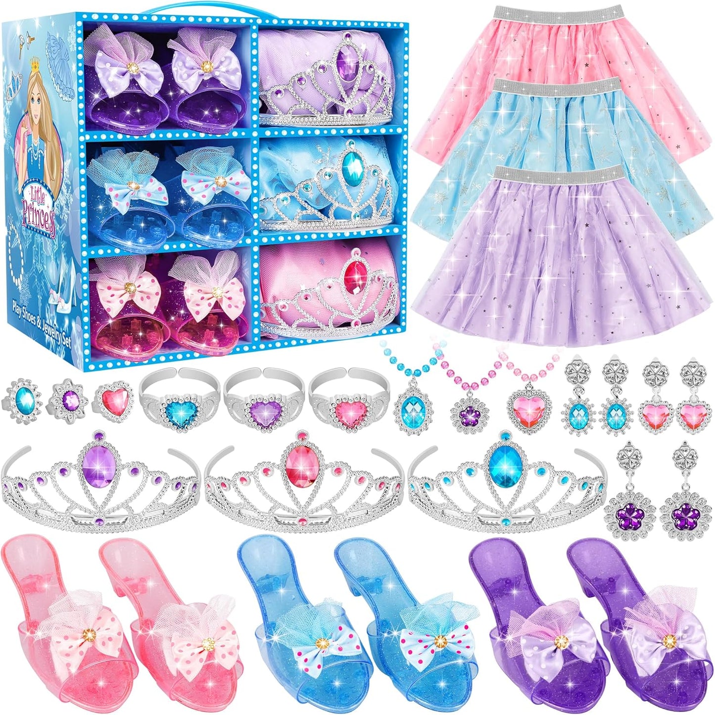 Princess Dress Up Toys & Jewelry Boutique for Girls Age 3-6
