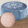 Hihealer Meditation Cushion - Large Velvet Floor Pillow for Comfort