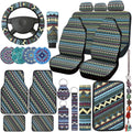 Frienda Baja Car Seat Covers Full Set Multicolor Stripe - Boho Look