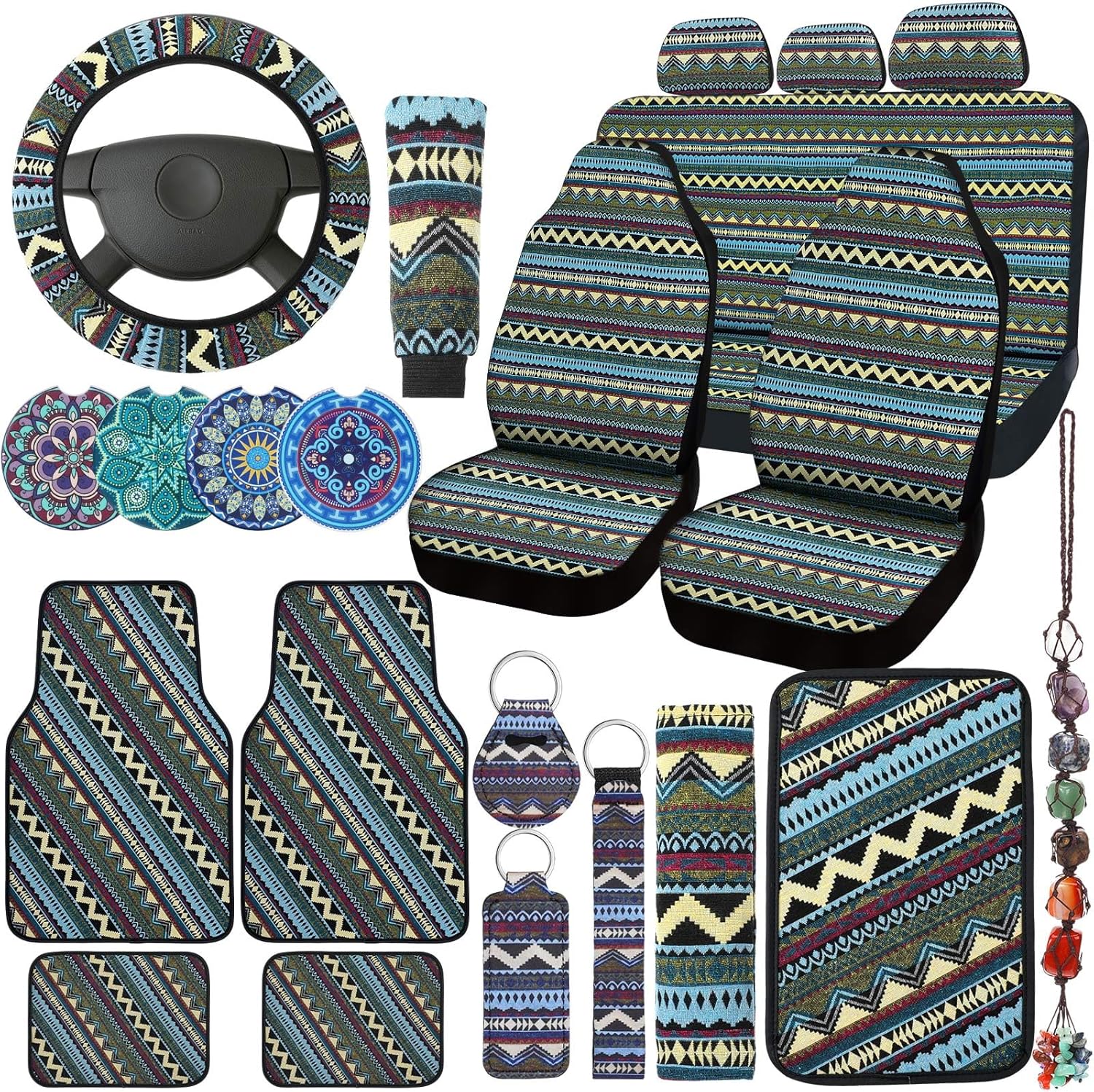 Frienda Baja Car Seat Covers Full Set for Stylish Protection