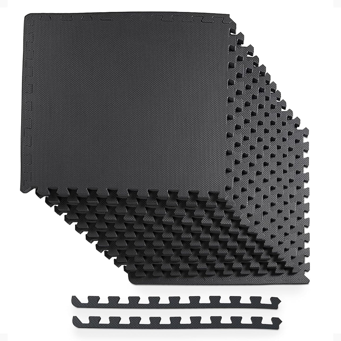 BalanceFrom 24x24 Inch EVA Interlocking Foam Exercise Mat