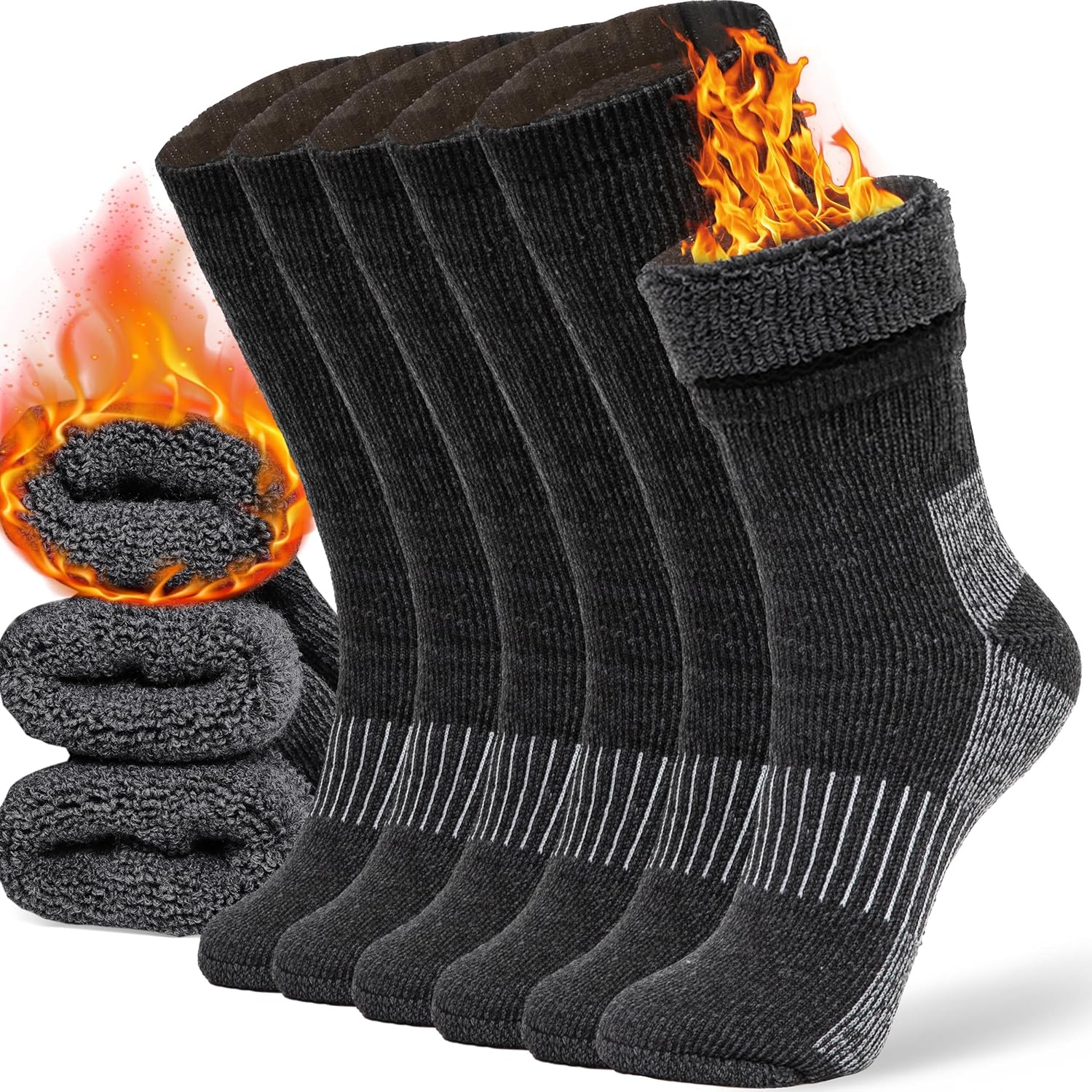 COZIA Merino Wool Winter Boot Socks