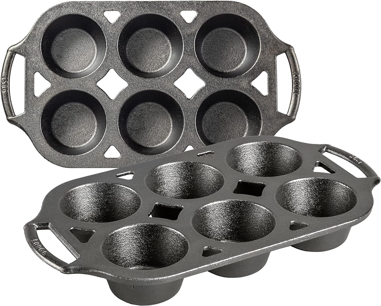 Lodge Cast Iron Muffin Pan Set for Perfect Muffins Every Time