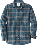 Dubinik Flannel Shirt for Men Plaid Button Down Long Sleeve - Cozy are