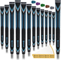 SAPLIZE CC10 Golf Grips 13 Pack - High Shock Absorption, Non-Slip