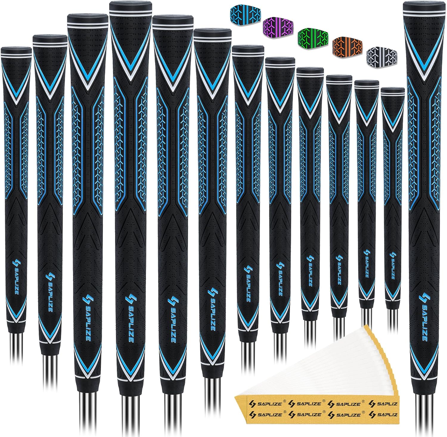 SAPLIZE High-Performance Golf Grips with Shock Absorption