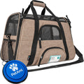 Airline Approved Pet Carrier Medium/Large Heather Taupe - Fits Pets