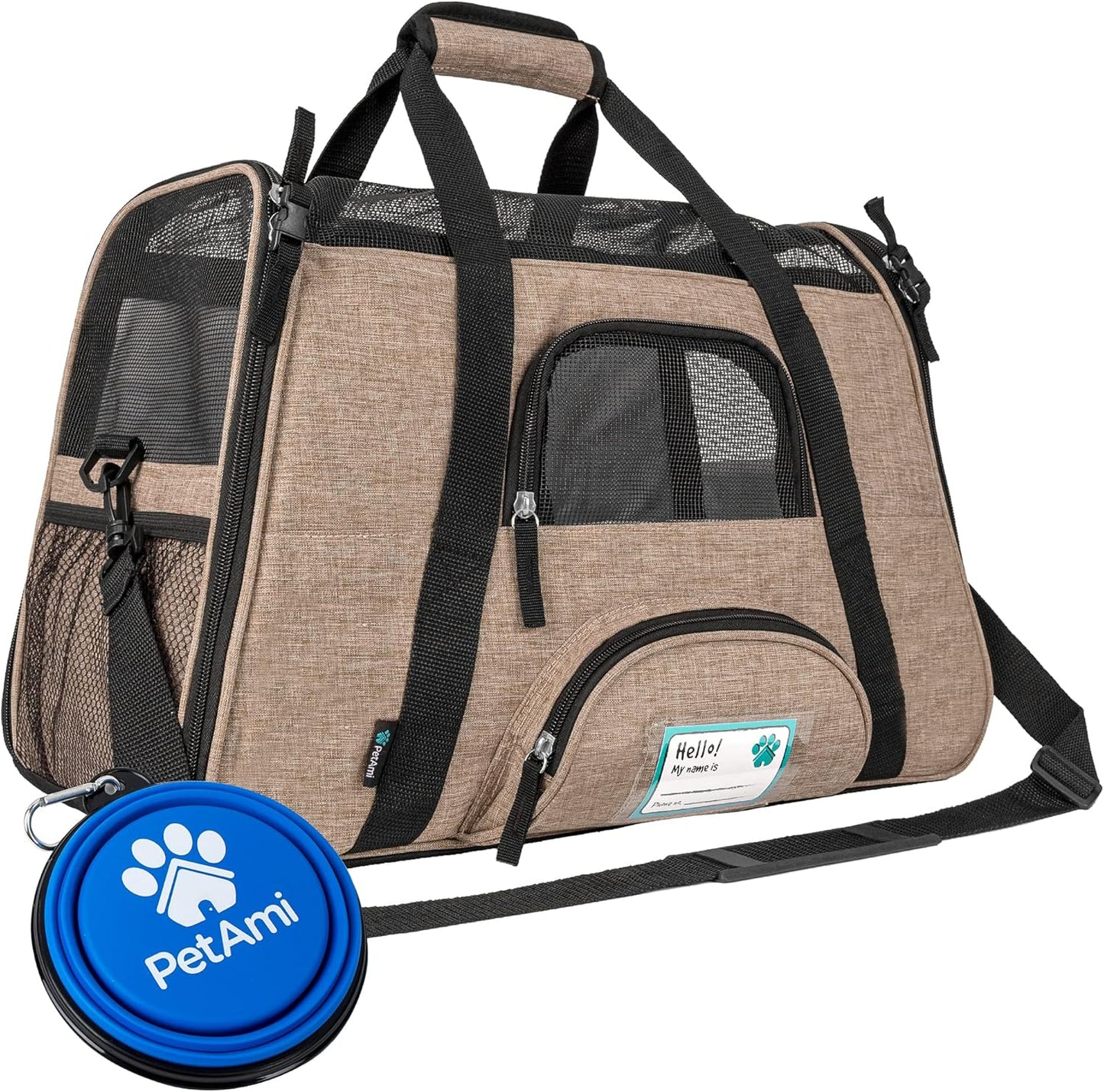PetAmi Airline Approved Pet Carrier for Cats and Small Dogs