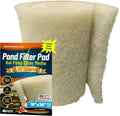 Aquatic Experts Beige COARSE Pond Filter Pad 1.25 in Thick - Bulk Roll
