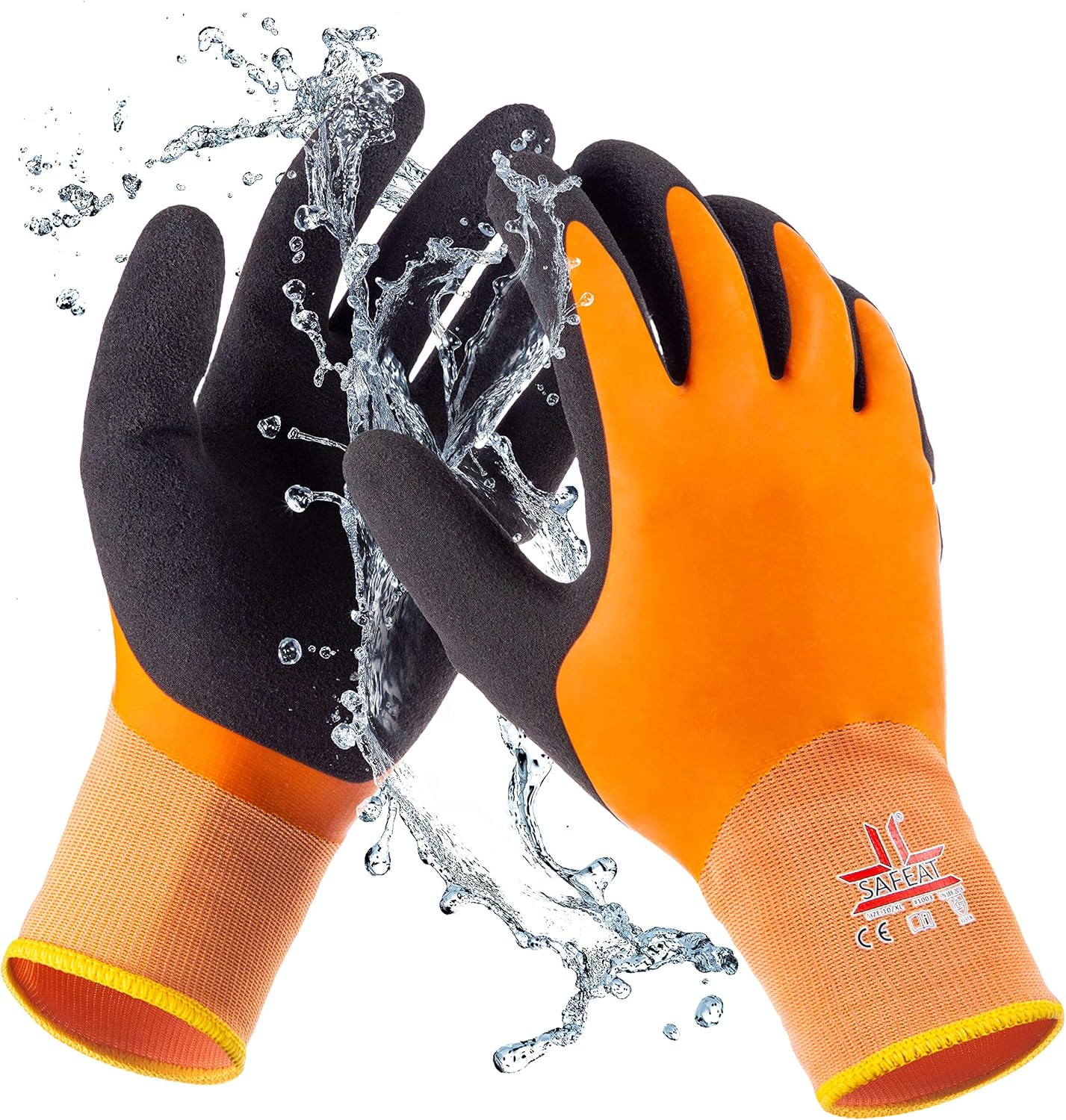 Protective Sandy Grip Work Gloves - 1 Pair